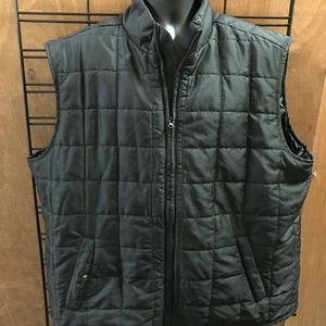 Chaps Quilted Full Zip Vest